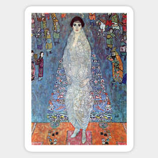 Portrait Baroness Elisabeth Bacchofen Echt by Gustav Klimt Sticker